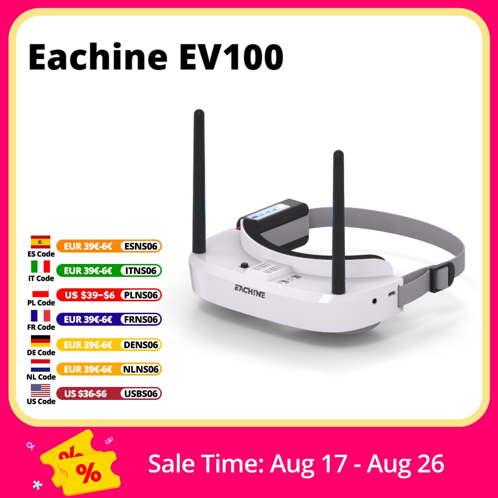 Fpv Drone Antenna - Eachine EV100 720*540 5.8G 72CH FPV