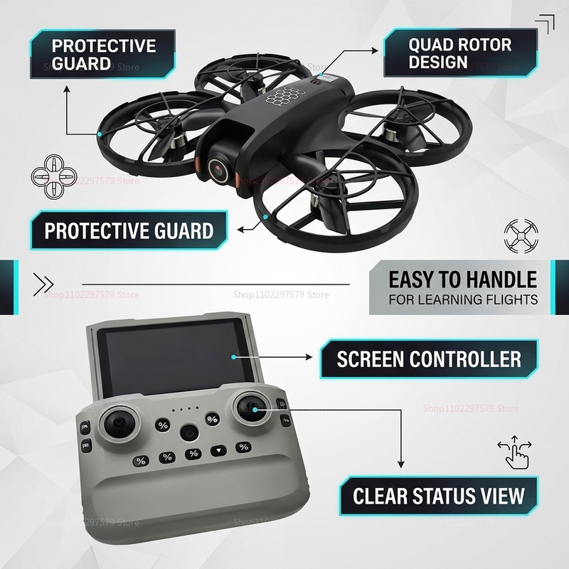 Novo Drone M5 Mini 2026 com Câ - Fpv Drone Charger avaliação e preço