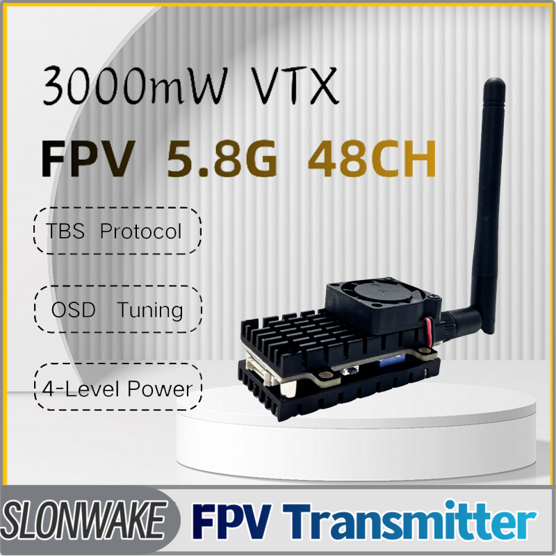 SLONWAKE 5.8G 3000mW Simulação - Fpv Drone Transmitter avaliação e preço